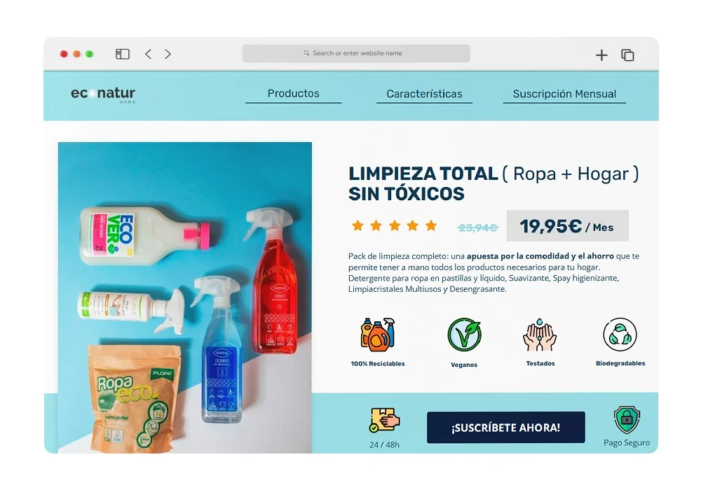DISEÑO WEB UX ECOMMERCE