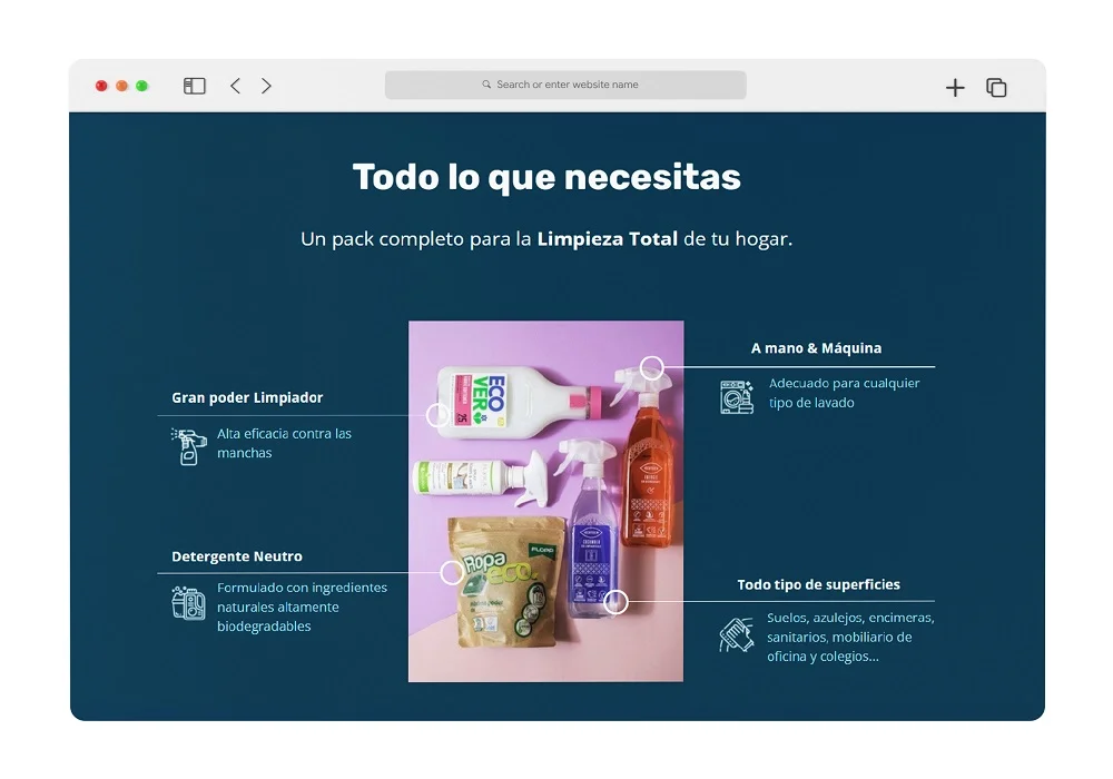 DISEÑO WEB UX PRODUCTOS